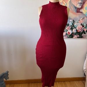 Bandage knitted dress